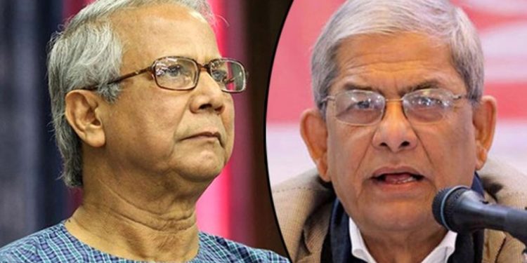 প্রধান উপদেষ্টার সাথে বিএনপির নেতৃবৃন্দের সৌজন্য সাক্ষাৎ