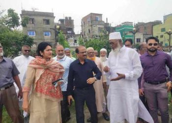 বাবুরাইল খেলার মাঠ রক্ষায় পাশে থাকার আশ্বাস দিলেন নাসিক প্রশাসক