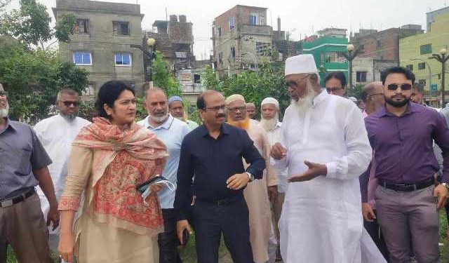 বাবুরাইল খেলার মাঠ রক্ষায় পাশে থাকার আশ্বাস দিলেন নাসিক প্রশাসক