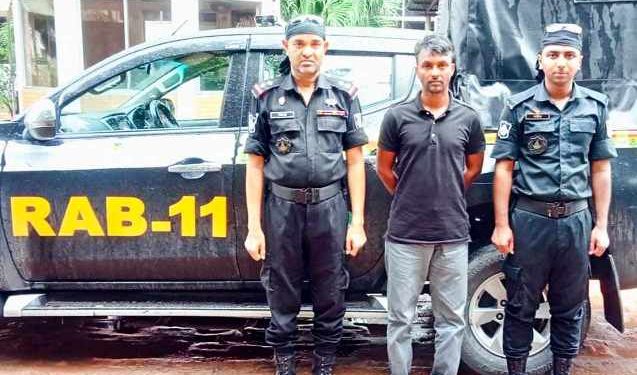 কারাগার থেকে পলাতক মৃত্যুদন্ডপ্রাপ্ত আসামী নারায়ণগঞ্জে গ্রেপ্তার