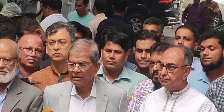 নির্বাচনের রোড ম্যাপ ঘোষণা করতে প্রধান উপদেষ্টার প্রতি আহ্বান বিএনপির