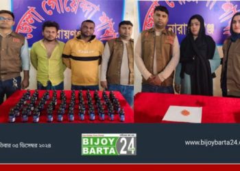 ডিবি পুলিশের অভিযানে ফেন্সিডিল ও ইয়াবা সহ গ্রেপ্তার ৩