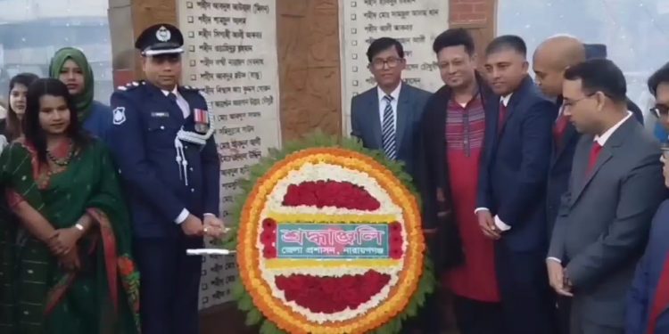 নারায়নগঞ্জে বর্নাঢ্য আয়োজনে বিজয় দিবস উদযাপন