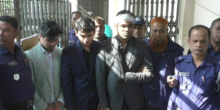 বুয়েট শিক্ষার্থী নিহতের ঘটনায় ৩ আসামির দুই দিনের রিমান্ড মঞ্জুর