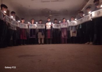 শাকিলের জন্মবার্ষিকীতে মোমশিখা প্রজ্জ্বলন