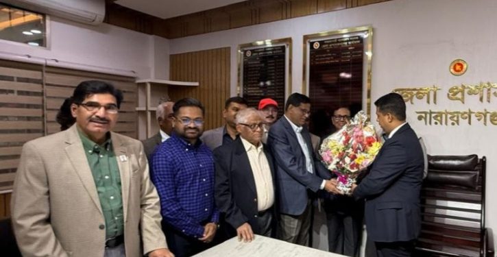 ডিসির সাথে বিদ্যানিকেতন ট্রাস্টের সাক্ষাৎ