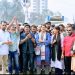 শহরে “শেখ হাসিনাতেই আস্থা” পোষ্টার-ছাত্র সংগঠনের বিক্ষোভ
