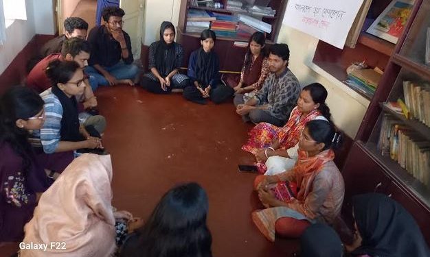 নারী দিবস উপলক্ষে “নারীদের লড়াইয়ের গল্প” শীর্ষক আলোচনা সভা