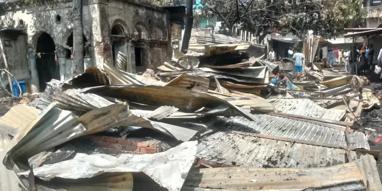 রূপগঞ্জে ফার্নিচার মার্কেটে ভয়াবহ অগ্নি/কাণ্ড