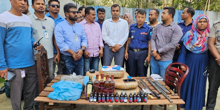 ফতুল্লায় মাদকদ্রব্য নিয়ন্ত্রণ অধিদপ্তরের উপর হামলা, আসামী ছিনতাই