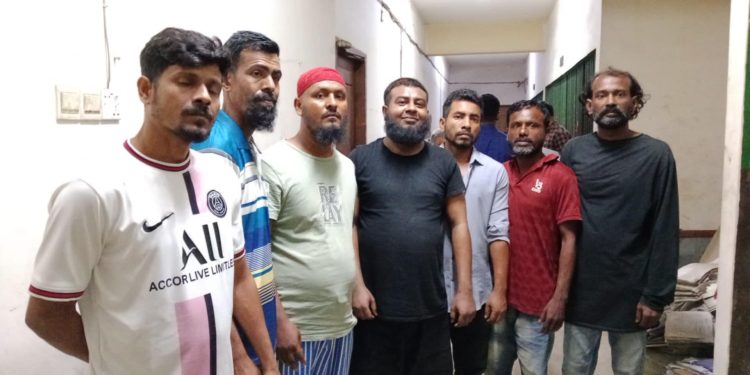 আওয়ামী লীগের মিছিলের প্রস্তুতি কালে ৭ যুবলীগ কর্মী আটক