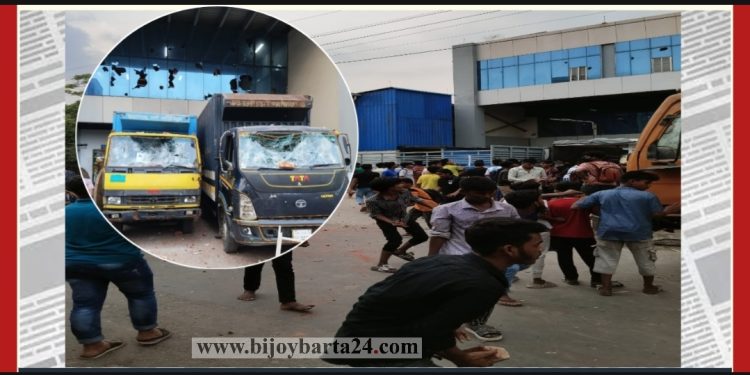 মার্চ ফর গাজা মিছিলকে কেন্দ্র করে ইপিজেডের ২ কারখানায় ভাঙচুর, আটক ৪৫