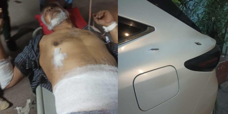 নারায়ণগঞ্জে দুর্বৃত্তদের গুলিতে ব্যবসায়ী গুলিবিদ্ধ, ঢামেকে ভর্তি