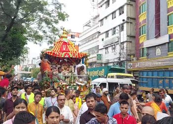 নারায়ণগঞ্জে উল্টো রথযাত্রা মহোৎসব উদযাপন