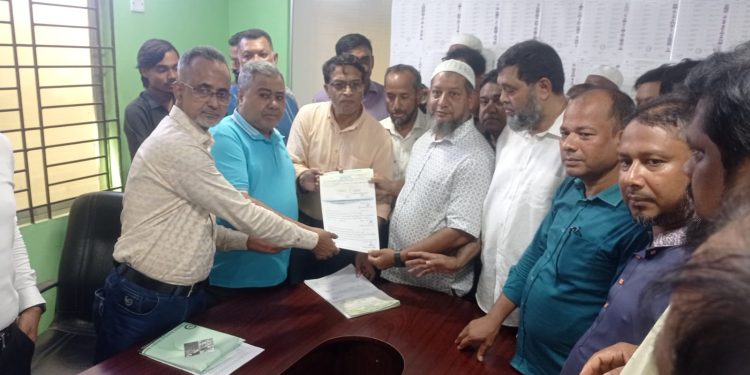 বাংলাদেশ নিটিং ওনার্স এসোসিয়েশন’র পরিচালনা পর্ষদ নির্বাচনে মনোনয়ণপত্র জমা