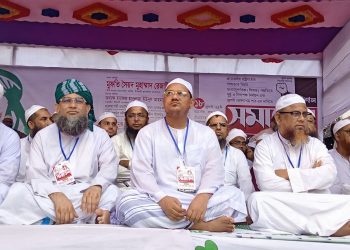 একটি দল ক্ষমতায় যাওয়ার জন্য দেশে অশান্তির আগুন জ্বালিয়ে রাখছে-চরমোনাই পীর