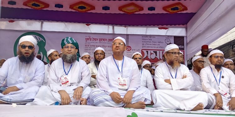 একটি দল ক্ষমতায় যাওয়ার জন্য দেশে অশান্তির আগুন জ্বালিয়ে রাখছে-চরমোনাই পীর