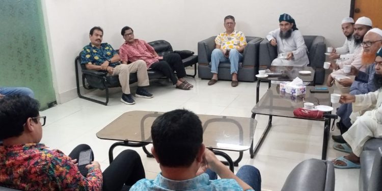 প্রেসক্লাবের নবনির্বাচিত প্যানেলের সাথে সৌজন্য সাক্ষাত ইসলামী আন্দোলনের