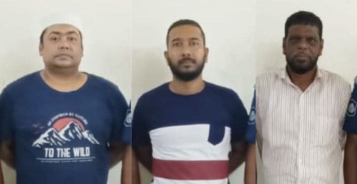 সিদ্ধিরগঞ্জে শ্রমিকলীগ, যুবলীগ ও তাতীলীগের ৩ নেতা গ্রেপ্তার