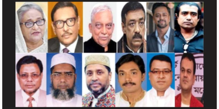 জুলাই আন্দোলনে হত্যা: হাসিনা-কাদের-শামীমসহ ১৪ জন অভিযুক্ত