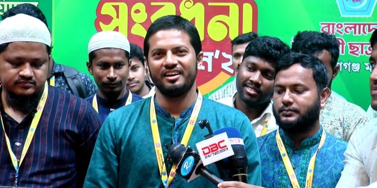 জুলাই ঘোষনাপত্রটি পুর্ন আকাঙ্ক্ষার প্রতিফলন হয়নি- ছাত্রশিবিরের  সভাপতি