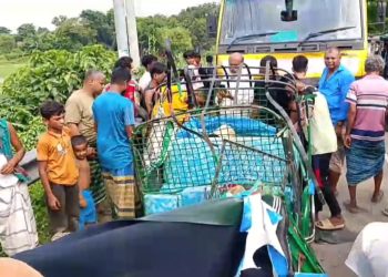 আড়াইহাজারে ট্রাক ও সিএনজির সংঘর্ষে নি/হ/ত ৪