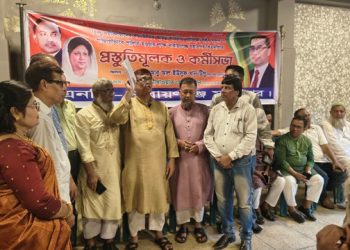 হিন্দু ধর্মাবলম্বীদের শারদীয় দুর্গাপূজা শান্তিপূর্ণভাবে পালনে মহানগর বিএনপির প্রস্তুতিমূলক সভা