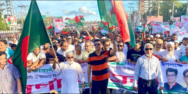 বিএনপির প্রতিষ্ঠাবার্ষিকী উপলক্ষে সোনারগাঁয়ে বর্ণাঢ্য র‍্যালী ও আলোচনা