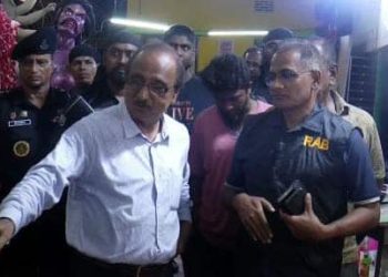 নারায়ণগঞ্জে পূজামণ্ডপ পরিদর্শনে র‍্যাব-১১