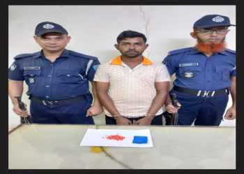 মন্ডলপাড়ায় ১১০ পিছ ইয়াবা সহ অহিদুল গ্রেপ্তার