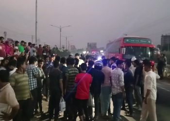 ফতুল্লায় সড়ক দূর্ঘটনায় মোটরসাইকেল চালক নিহত