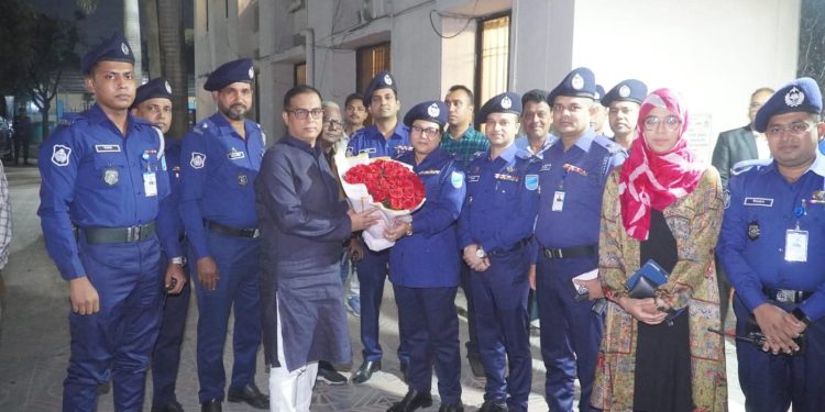 নারায়ণগঞ্জ জেলায় পুলিশ সুপার মোহাম্মদ মিজানুর রহমান মুন্সীর যোগদান