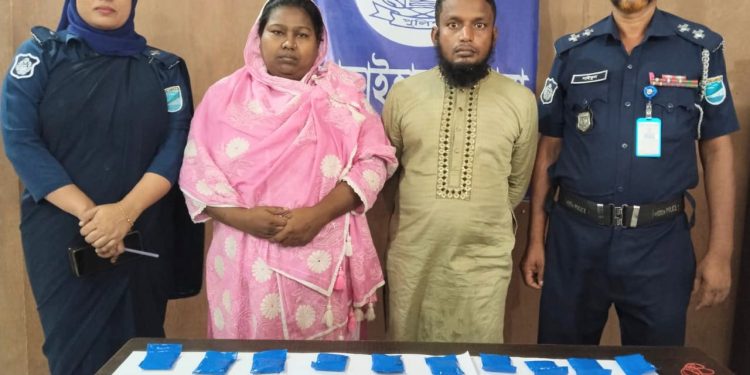 আড়াইহাজারে ৬ হাজার পিছ ইয়াবা সহ আটক ২