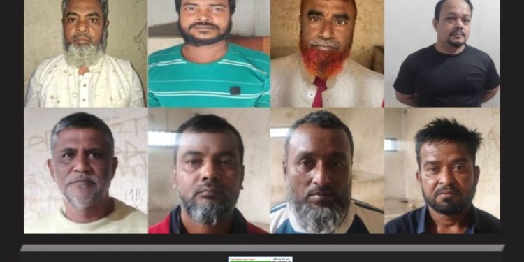 নারায়ণগঞ্জে আওয়ামীলীগের ১৬ জন নেতাকর্মী গ্রেপ্তার