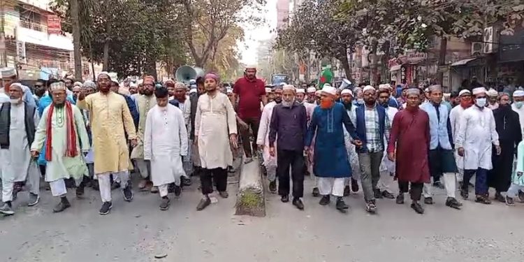 শরীফ ওসমান হাদির মৃত্যুতে নারায়ণগঞ্জ মহানগরী জামায়াতের বিক্ষোভ