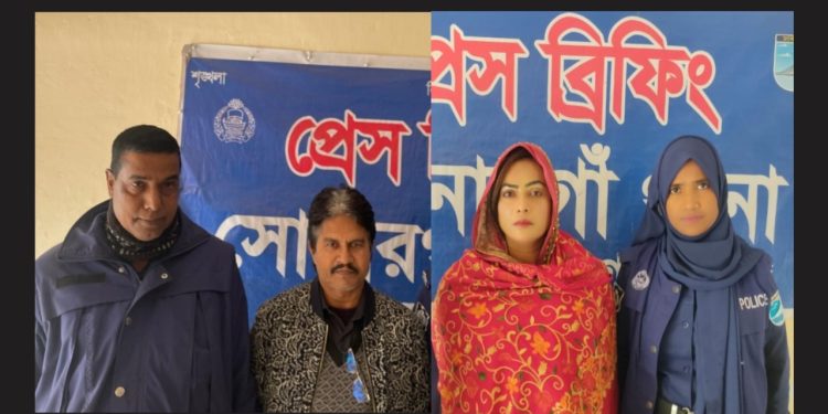 সোনারগাঁয়ে যুবলীগের দুই নেতা নেত্রী গ্রেপ্তার 