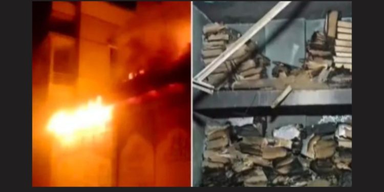 রুপগঞ্জে মাদ্রাসায় অগ্নিকান্ড