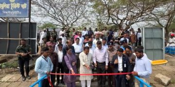 নারায়ণগঞ্জে বরিশাল ও চাঁদপুরগামী যাত্রীদের বিকল্প নৌপথ উদ্বোধন