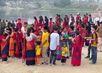 নারায়ণগঞ্জে প্রথমবারের মতো পালিত হলো পাহাড়ি জনগোষ্ঠির বিঝু উৎসব