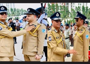 আইজিপি সম্মাননা পেলেন নারায়ণগঞ্জ পুলিশের দুই কর্মকর্তা
