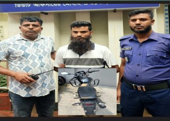 রুপগঞ্জে চোরাই মোটরসাইকেল সহ মাসুদ  গ্রেফতার