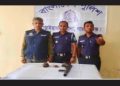 আড়াইহাজারে পরিত্যক্ত অবস্থা গ্যাস গান উদ্ধার