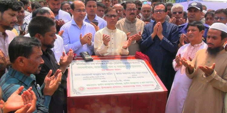 ফতুল্লায় নলখালীখাল সহ তিনটি খালের পুনঃখনন কাজের উদ্বোধন