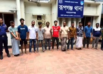 রুপগঞ্জে গ্রেপ্তারকৃত যুবদল নেতা সন্ত্রাসী শামীমকে ছিনিয়ে নিতে পুলিশের উপর হামলা, আটক ১৩