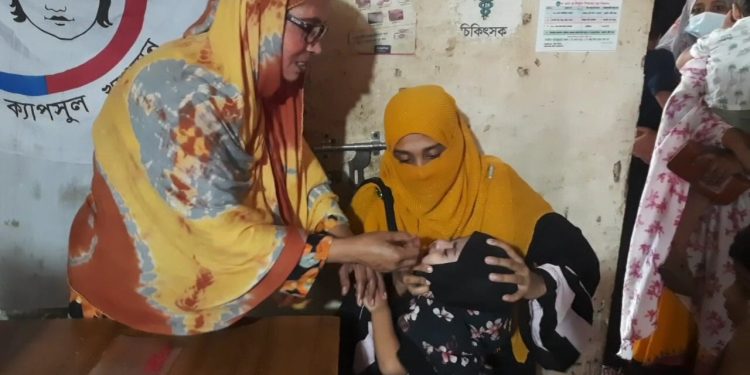 নারায়ণগঞ্জে মোট ৪ লাখ ৭৫ হাজার ২০৯ শিশুকে ভিটামিন ‘এ’ ক্যাপসুল প্রদান