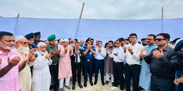 জুলাই শহিদ দিবস পালন করলেো নারায়ণগঞ্জ জেলা প্রশাসন