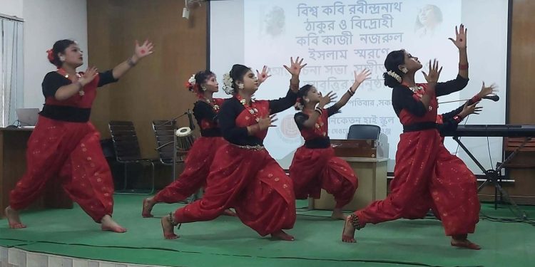 বিদ্যানিকেতনে রবীন্দ্র নজরুল উৎসব