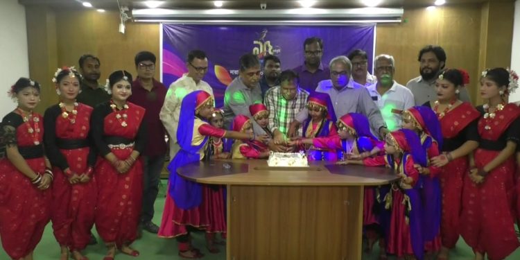 নারায়ণগঞ্জে শিক্ষার্থীদের নিয়ে মাছরাঙা টেলিভিশনের প্রতিষ্ঠাবার্ষিকী উদযাপন