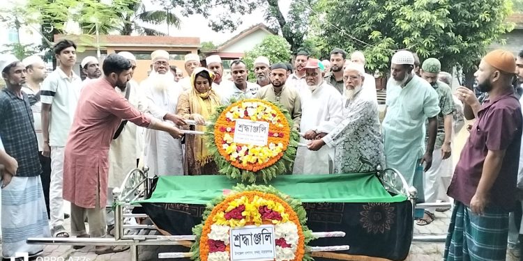 বীর মুক্তিযোদ্ধা জিয়াবুর হোসেনের রাষ্ট্রীয় মর্যাদায় দাফন সম্পন্ন