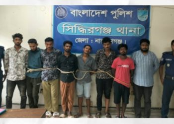 সিদ্ধিরগঞ্জে পুলিশের উপর হামলায় ঘটনায় সাত জন গ্রেপ্তার